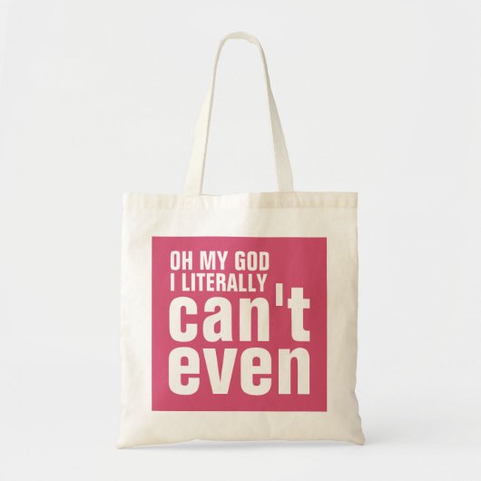 Letterlijk zelfs niet tote bag (Voorkant)