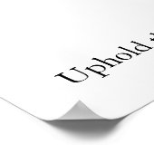 Letterlijke bijbel is een horrorscenario poster (Hoek)