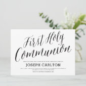 Letterlijke Eerste Heilige Communie Kaart (Staand voorkant)