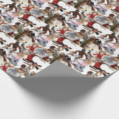 Letterlijke klassiekers en fictieve tekenaars droo cadeaupapier (Hoek)