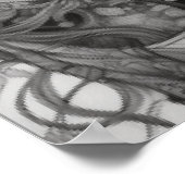 Letterlijke kunsttekenvleugel poster (Hoek)