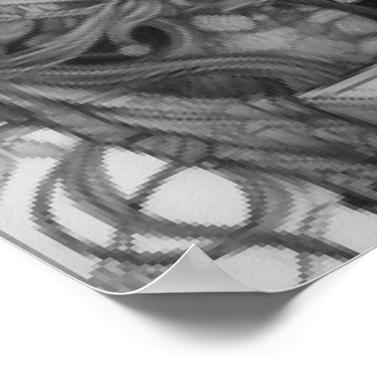 Letterlijke kunsttekenvleugel poster (Hoek)