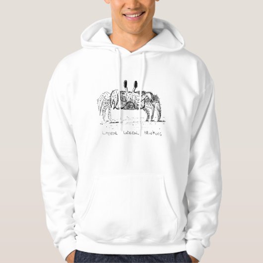 Letterlijke Lateraal Denken Hoodie (Voorkant)
