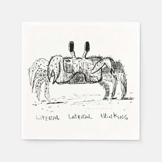 Letterlijke Lateraal Denken Servet (Voorkant)