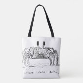 Letterlijke Lateraal Denken Tote Bag (Achterkant)