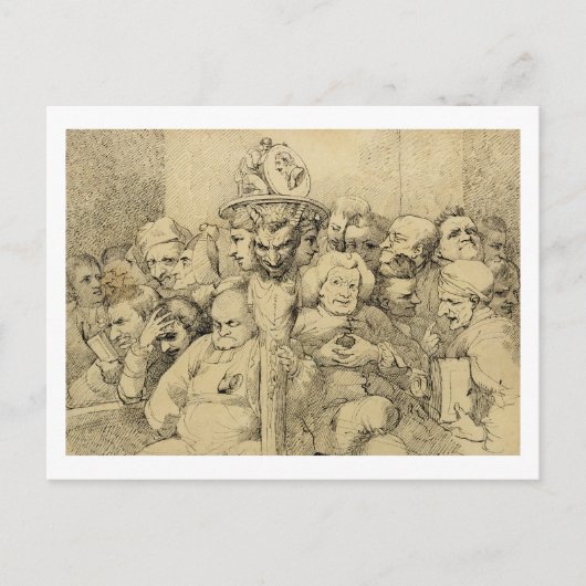 Letterlijke tekens rond de medaille briefkaart (Voorkant)