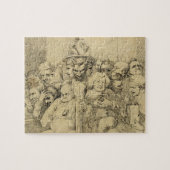 Letterlijke tekens rond de medaille legpuzzel (Horizontaal)