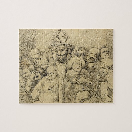 Letterlijke tekens rond de medaille legpuzzel (Horizontaal)