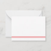 Letterman Afstudeer RED Notitiekaartje (Achterkant)