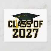 Letterman Afstudeerklas 2027 Briefkaart (Voorkant)