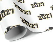 Letterman Afstudeerklas 2027 Cadeaupapier (Rol Hoek)