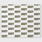 Letterman Afstudeerklas 2027 Cadeaupapier (Vlak)