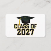 Letterman Afstudeerklas 2027 Informatiekaartje (Voorkant)