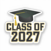 Letterman Afstudeerklas 2027 Sticker (Voorkant)