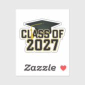 Letterman Afstudeerklas 2027 Sticker (Vel)