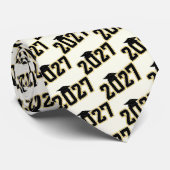 Letterman Afstudeerklas 2027 Stropdas (Opgerold)