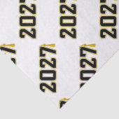 Letterman Afstudeerklas 2027 Tissuepapier (Detail)