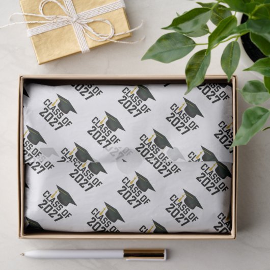 Letterman Afstudeerklas 2027 Tissuepapier (Geschenk)