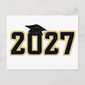 Letterman Afstudeerklas van 2027 Briefkaart (Voorkant)