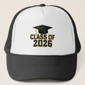 Letterman Class of 2026 Graduation Trucker Pet (Voorkant)