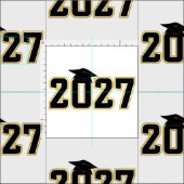 Letterman Class of 2027 Graduation Stof (Delen)