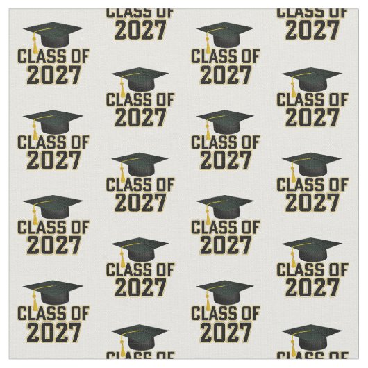 Letterman Class van 2027 Afstuderen Stof (Close Up)