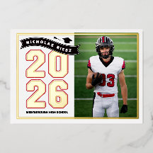 Letterman Graduation Announcement