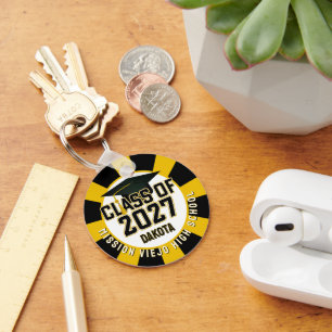 Letterman Klas van 2027 Foto Afstuderen Sleutelhanger