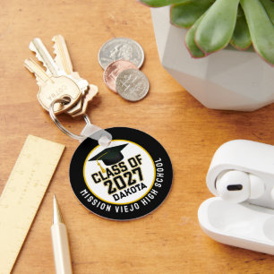 Letterman Klas van 2027 Foto Afstuderen Sleutelhanger