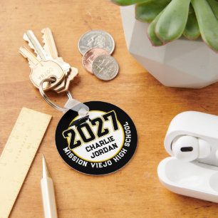 Letterman Klas van 2027 Foto Afstuderen Sleutelhanger