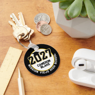 Letterman Klas van 2027 Foto Afstuderen Sleutelhanger