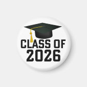 Letterman Klasse van het Afstuderen 2026 Magneet (Voorkant)