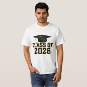 Letterman Klasse van het Afstuderen 2026 T-shirt (Voorkant volledig)