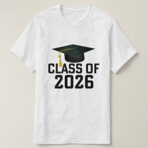 Letterman Klasse van het Afstuderen 2026 T-shirt