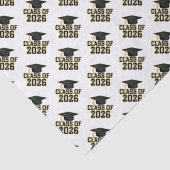 Letterman Klasse van het Afstuderen 2026 Tissuepapier (Detail)
