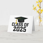 Letterman Style Class van 2025 Kaart (Gele Bloem)