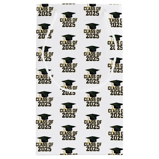 Letterman Varsity Class of 2025 Afstuderen Klein Cadeauzakje (Achterkant)