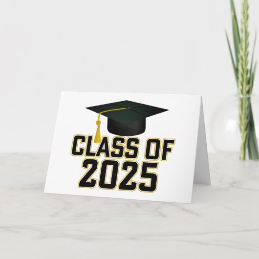 Letterman Varsity Klasse van 2025 Kaart (Voorkant)