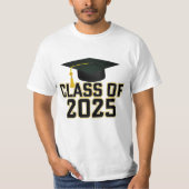 Lettermansklasse van 2025 Afstuderen T-shirt (Voorkant)