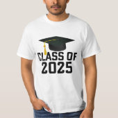 Lettermansklasse van 2025 Afstuderen T-shirt (Voorkant)