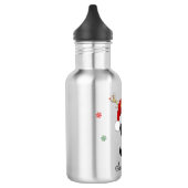 Letternaam Santa Hat | Monogram | Aangepast Initia Waterfles (Links)