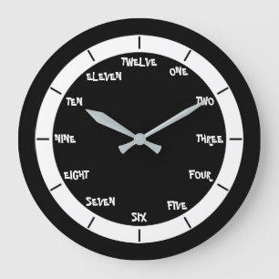 Letternummers Grote Klok