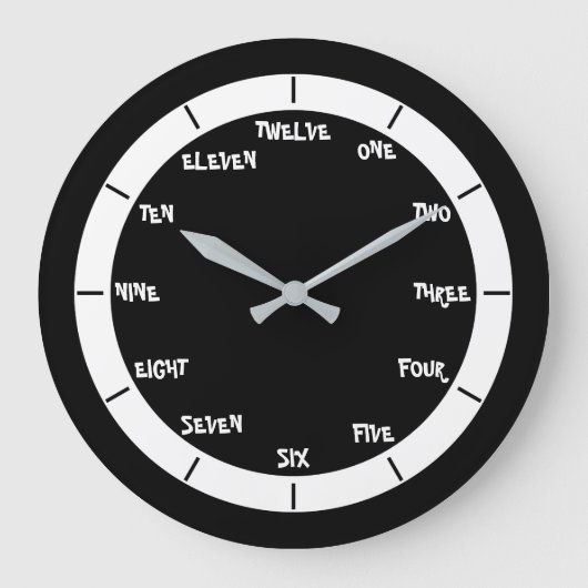 Letternummers Grote Klok (Voorkant)