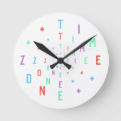 Letternummers Ronde Klok (Voorkant)