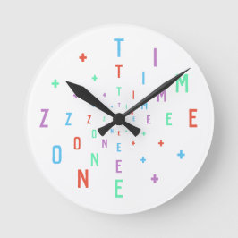 Letternummers Ronde Klok