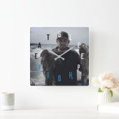 Letternummers Vierkante Klok (Huis)