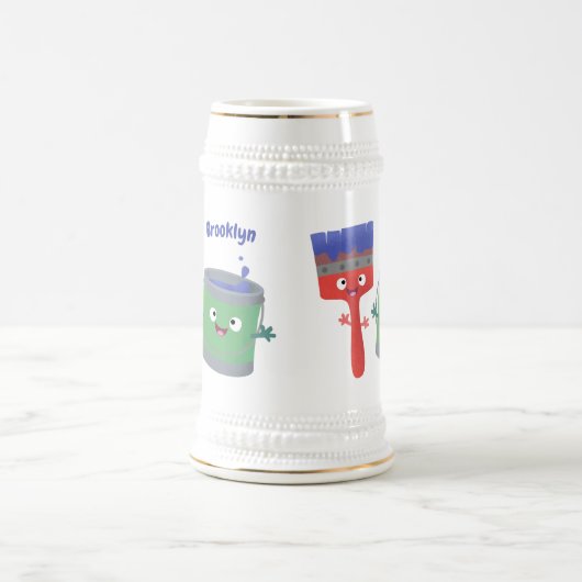 Letterpenseel- en tekentekentekentekens bierpul (Center)