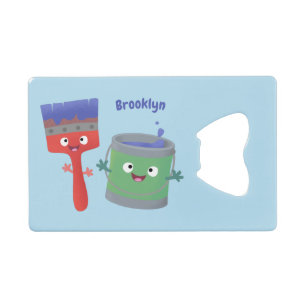 Letterpenseel- en tekentekentekentekens creditkaart flessenopener