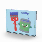 Letterpenseel- en tekentekentekentekens fotoblokken (Rechts)