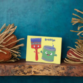 Letterpenseel- en tekentekentekentekens fotoplaat (Zijkant)